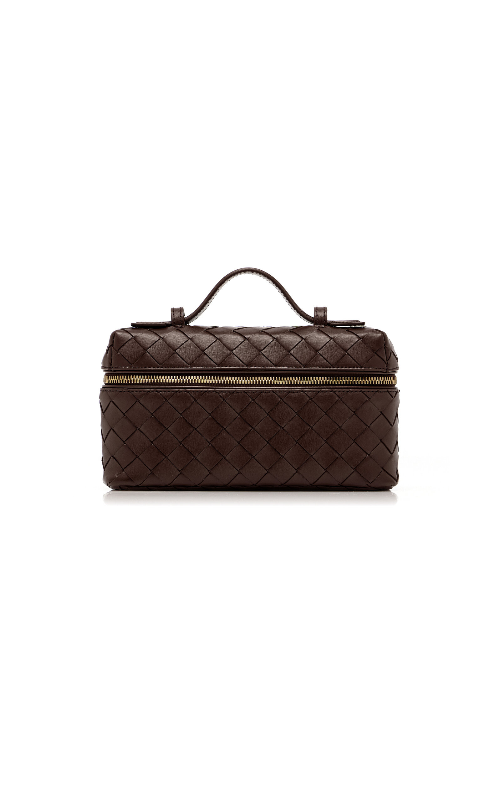 Bang Bang Intrecciato Leather Vanity Case brown - 6