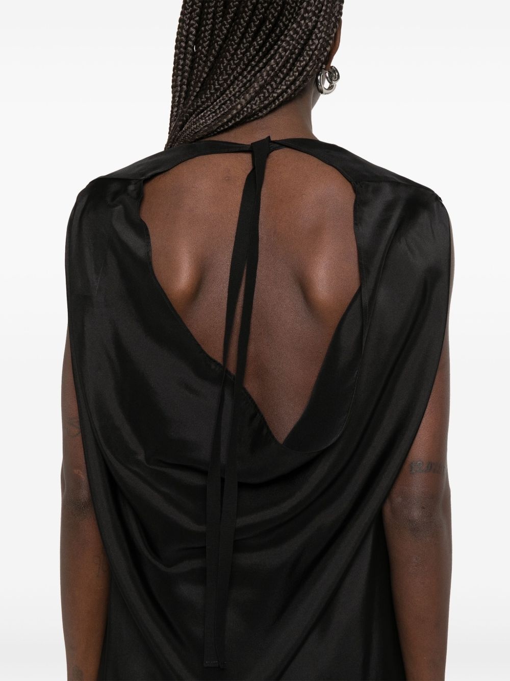 silk midi dress - 5