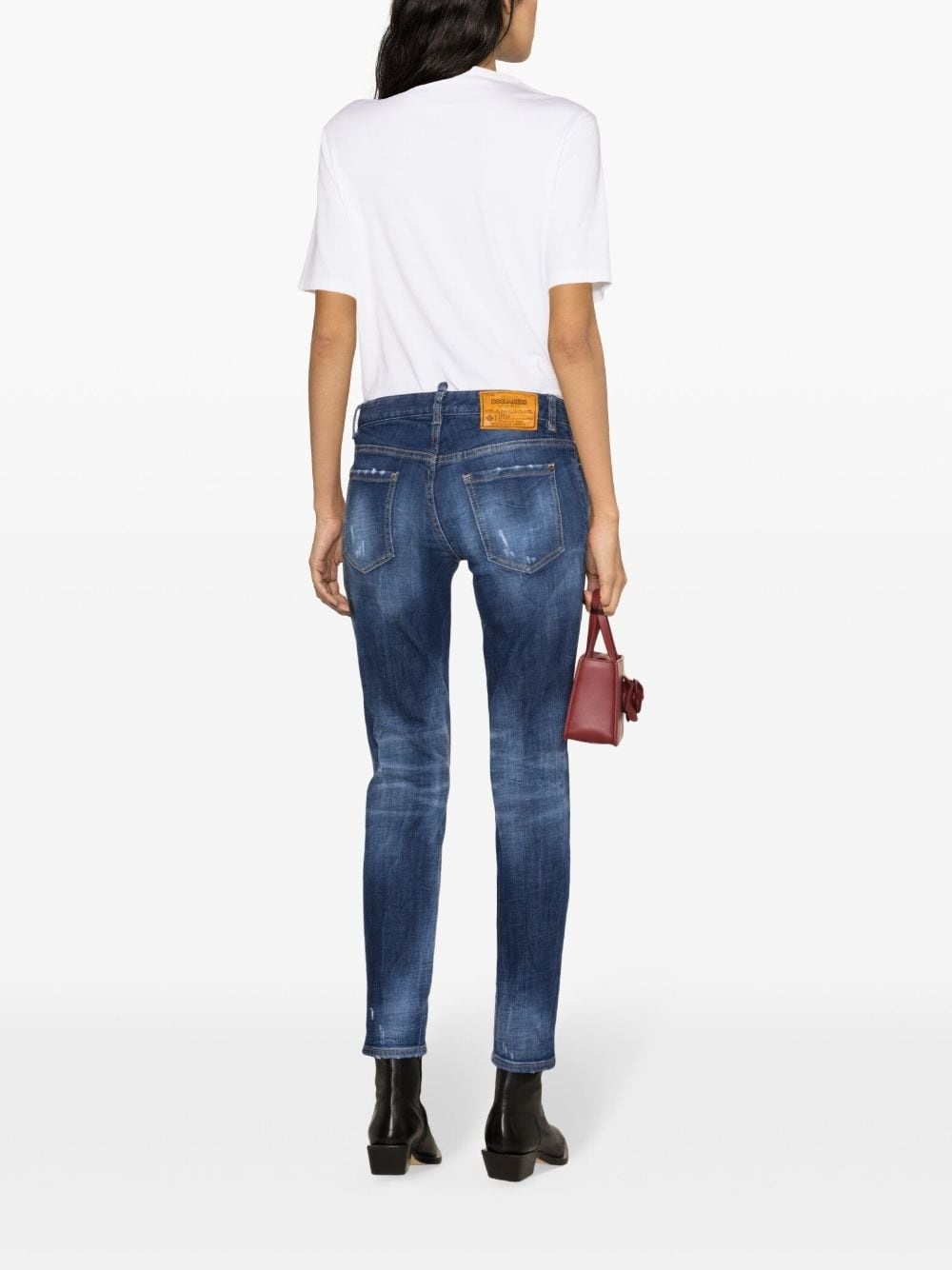 Jennifer low-rise skinny jeans - 4