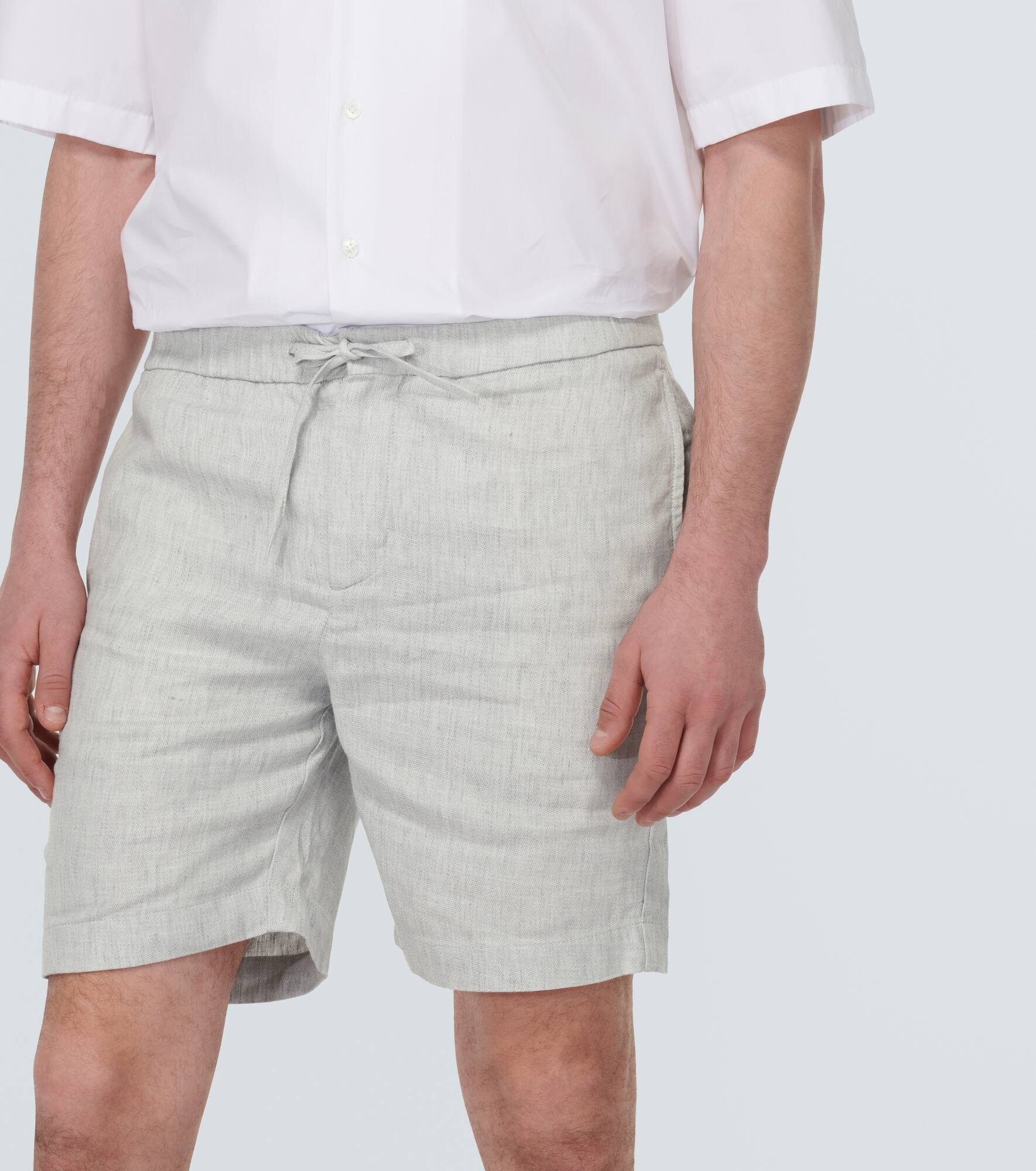 Felipe linen and cotton shorts - 5