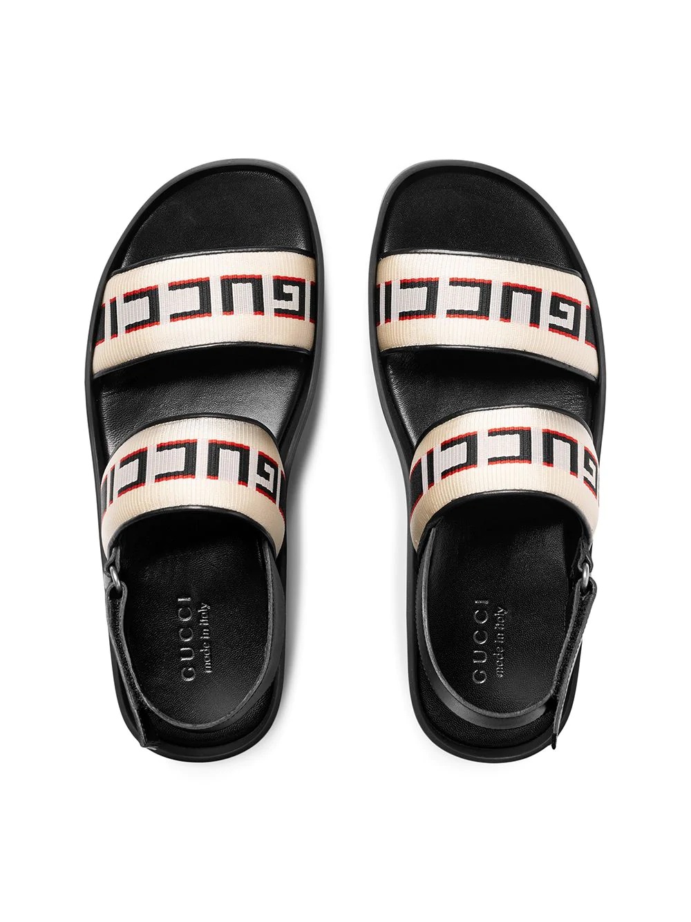 Gucci stripe strap sandal - 5