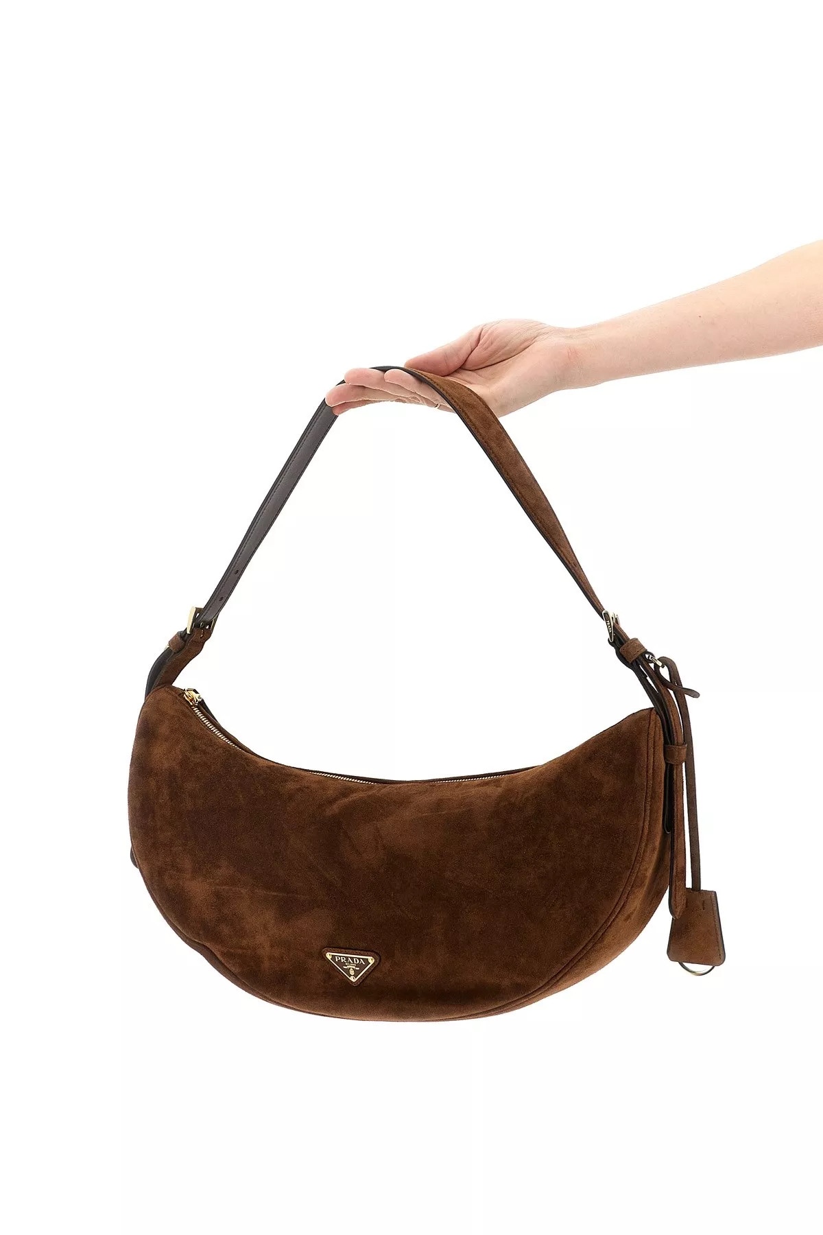 'Prada Demi-Lune' large shoulder bag - 2