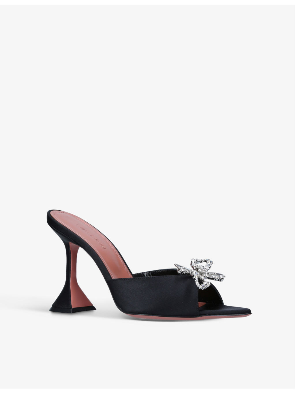 Rosie crystal-embellished satin slingback courts - 3