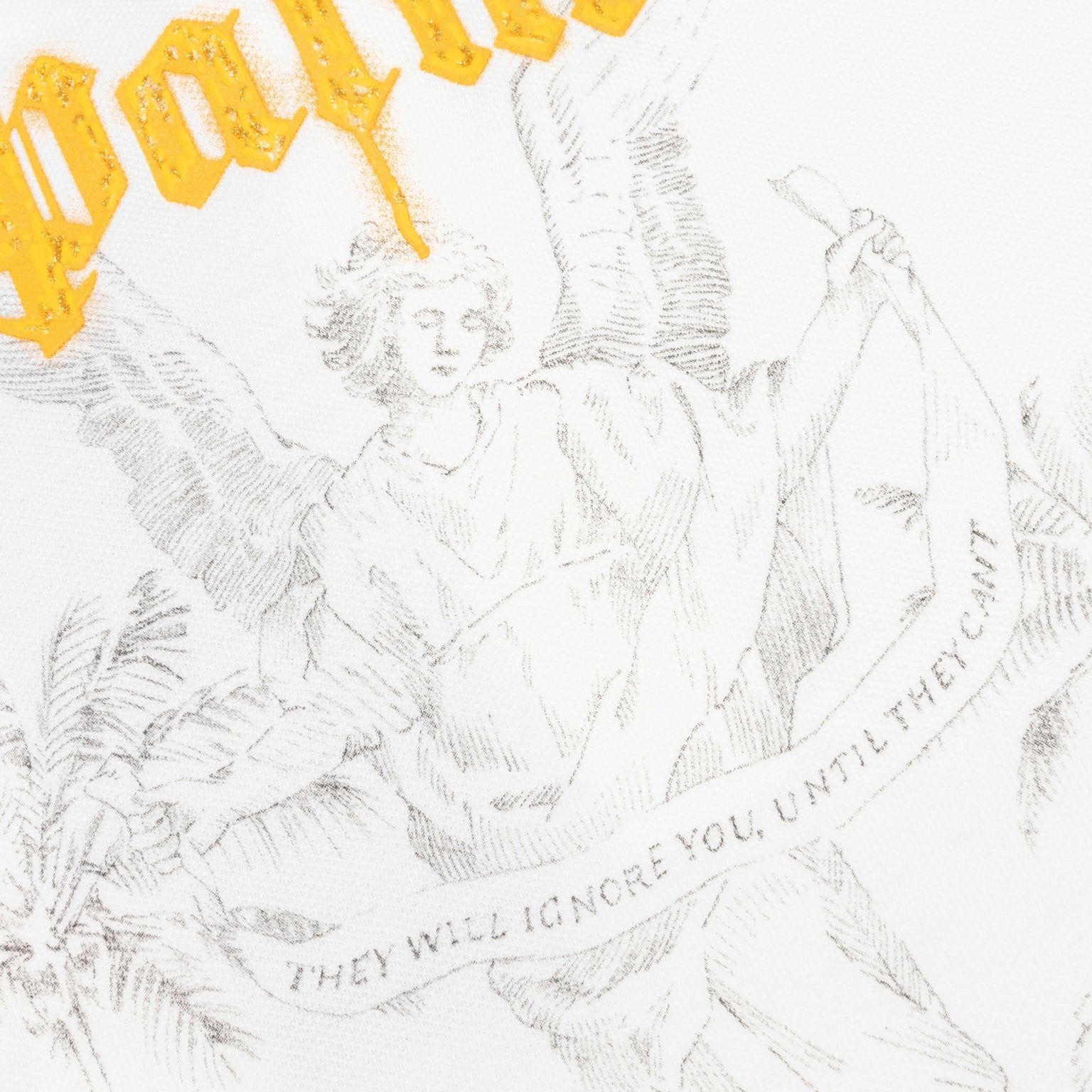 ANGEL PENCIL POLO S/S - OFF WHITE/LIGHT ORANGE - 5