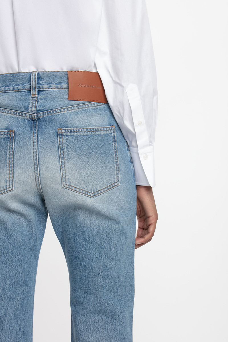 Victoria Mid-Rise Jean In Light Blue 5