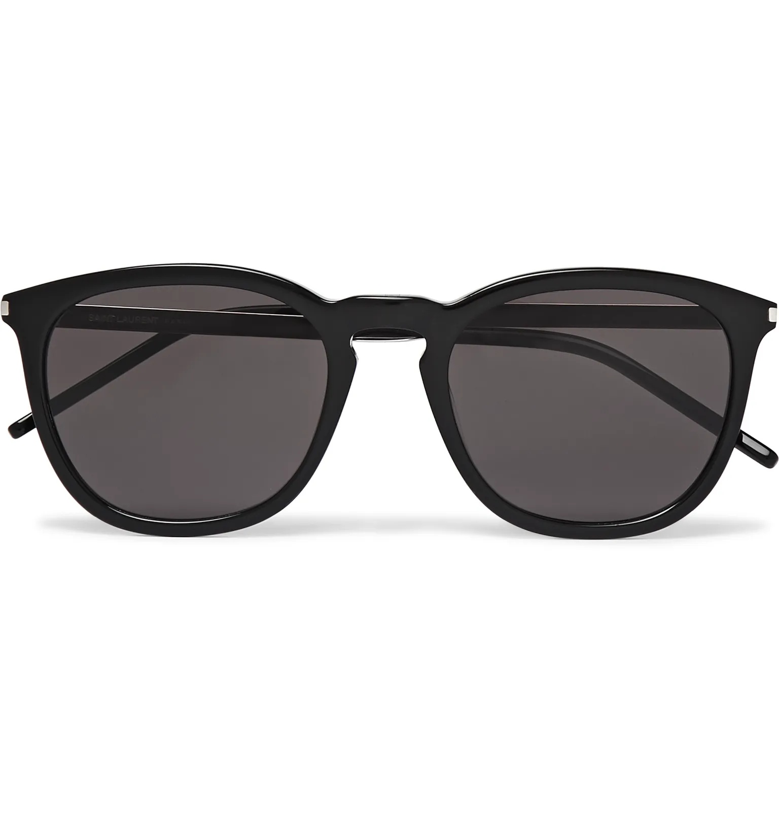 Square-Frame Acetate and Silver-Tone Sunglasses - 1