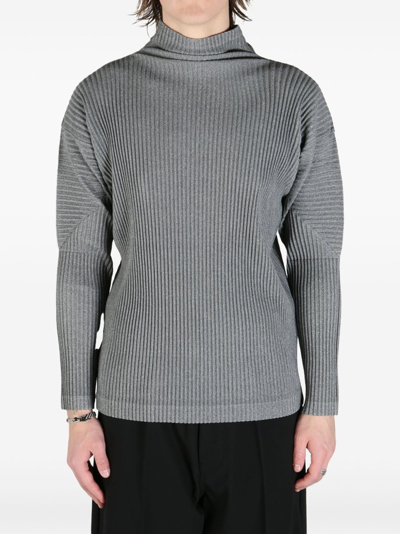 ISSEY MIYAKE high-neck sweater outlook