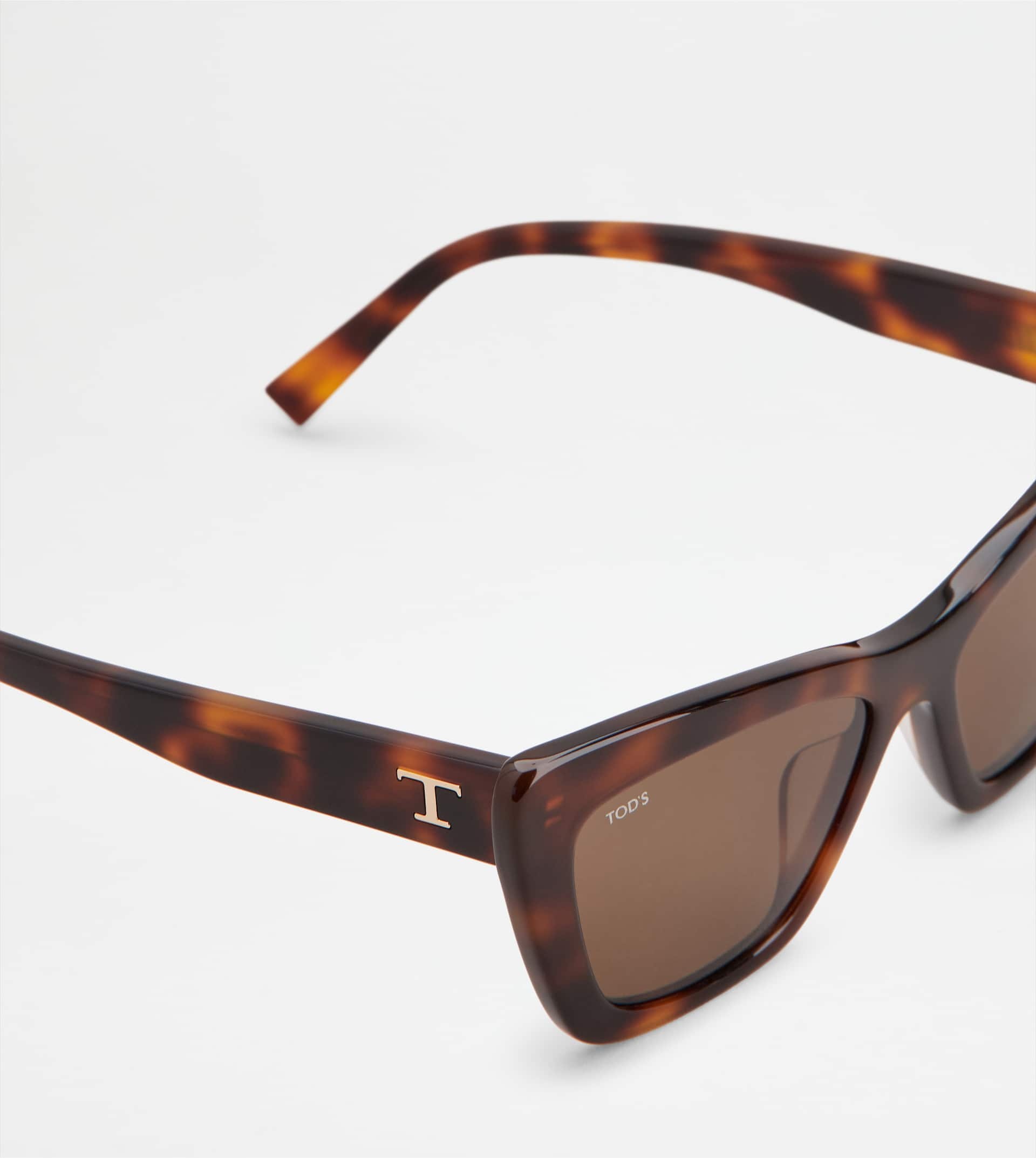 CAT-EYE SUNGLASSES - BROWN - 4