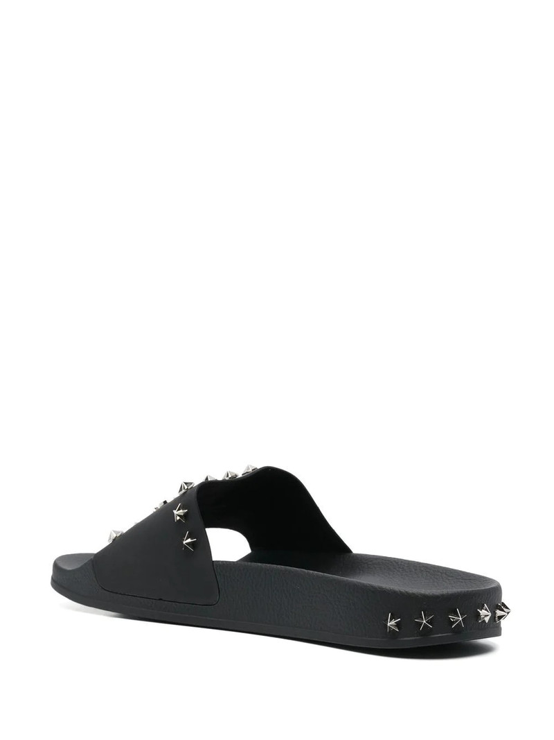 Gothic Plein studded slides 3
