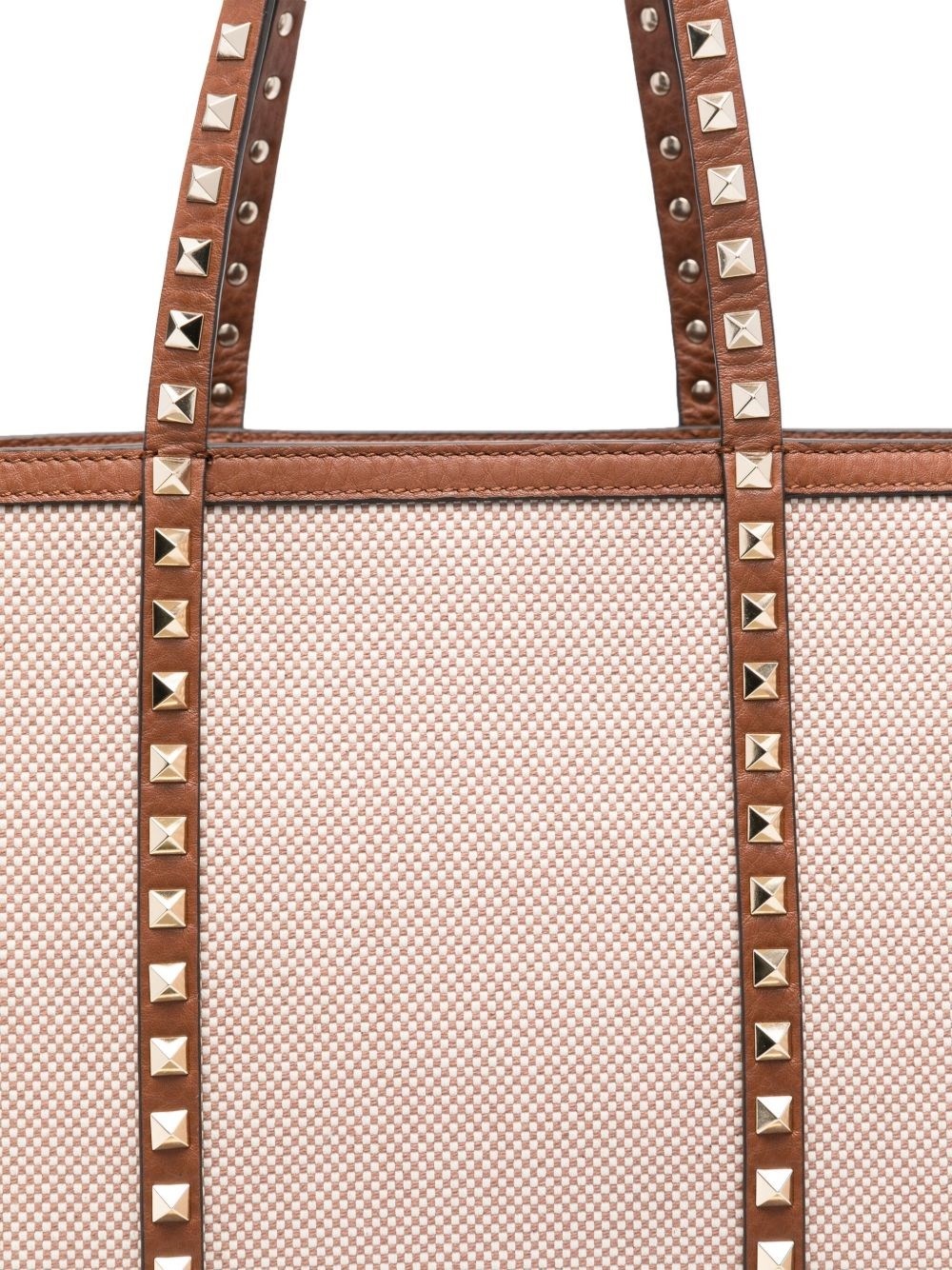 Rockstud canvas medium tote - 4