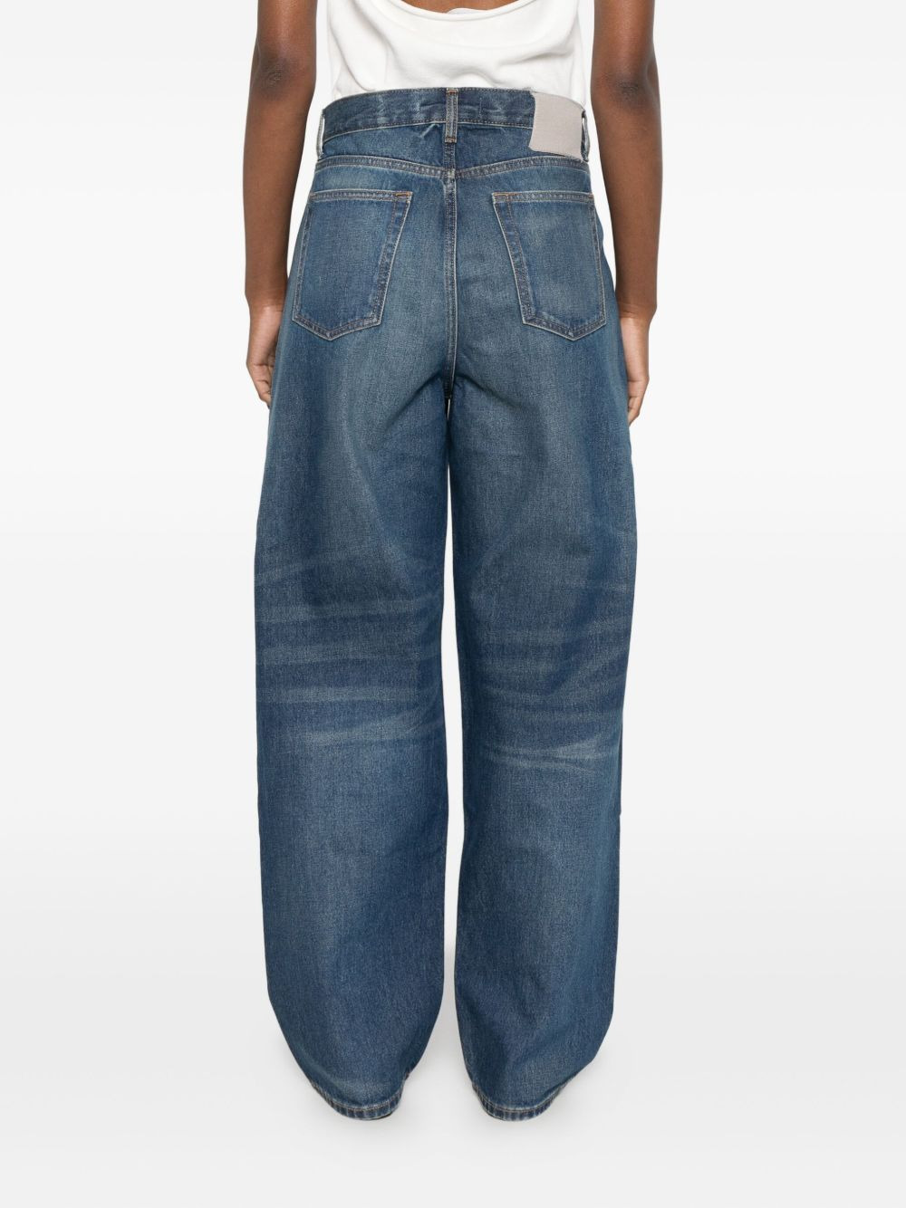 wide-leg jeans - 4