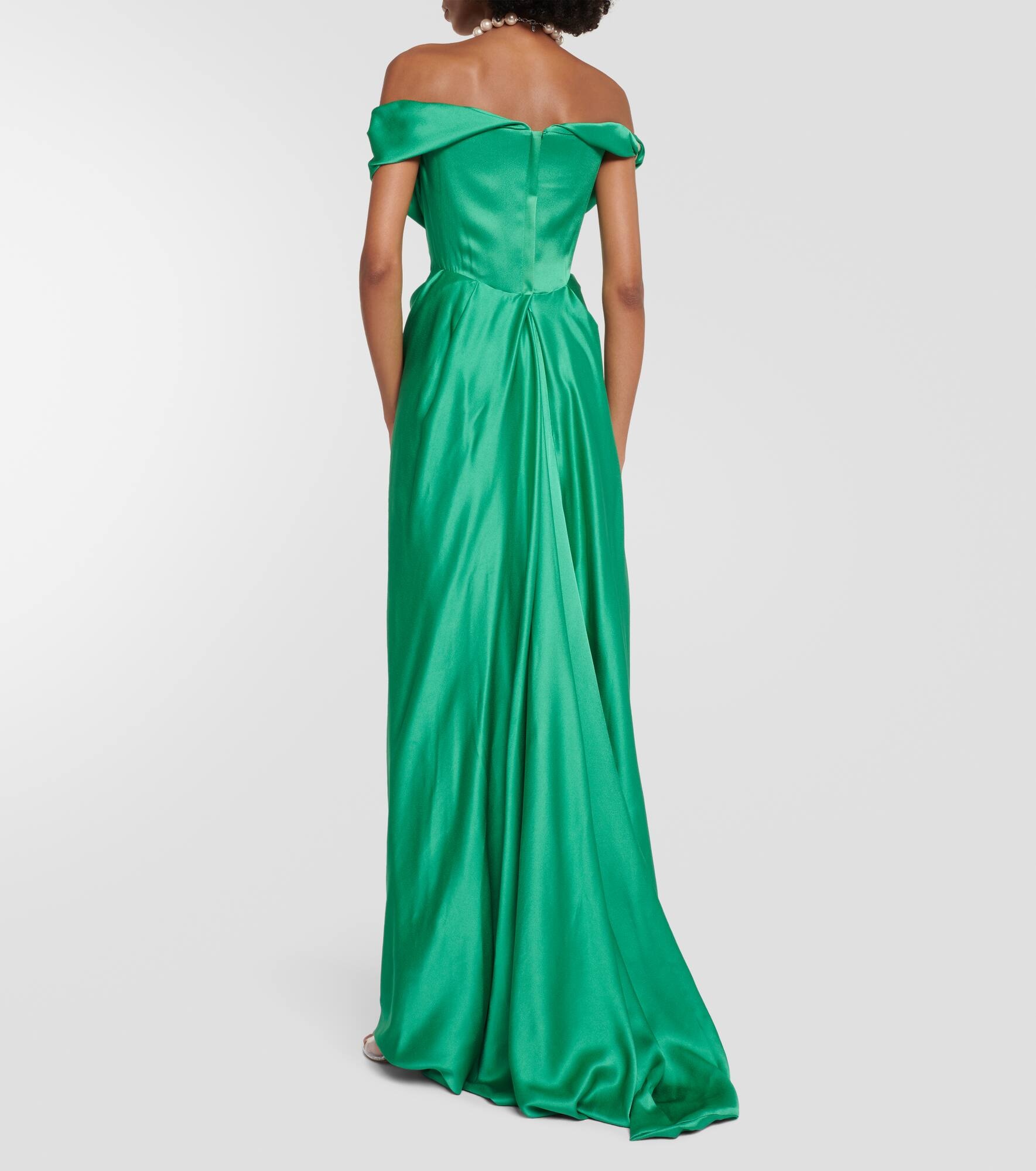 Satin gown - 3