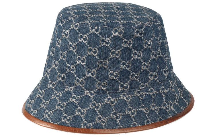 (WMNS) Gucci GG Canvas Bucket Hat 'Sapphire Brown' 576371-4HAC3-4264 - 3