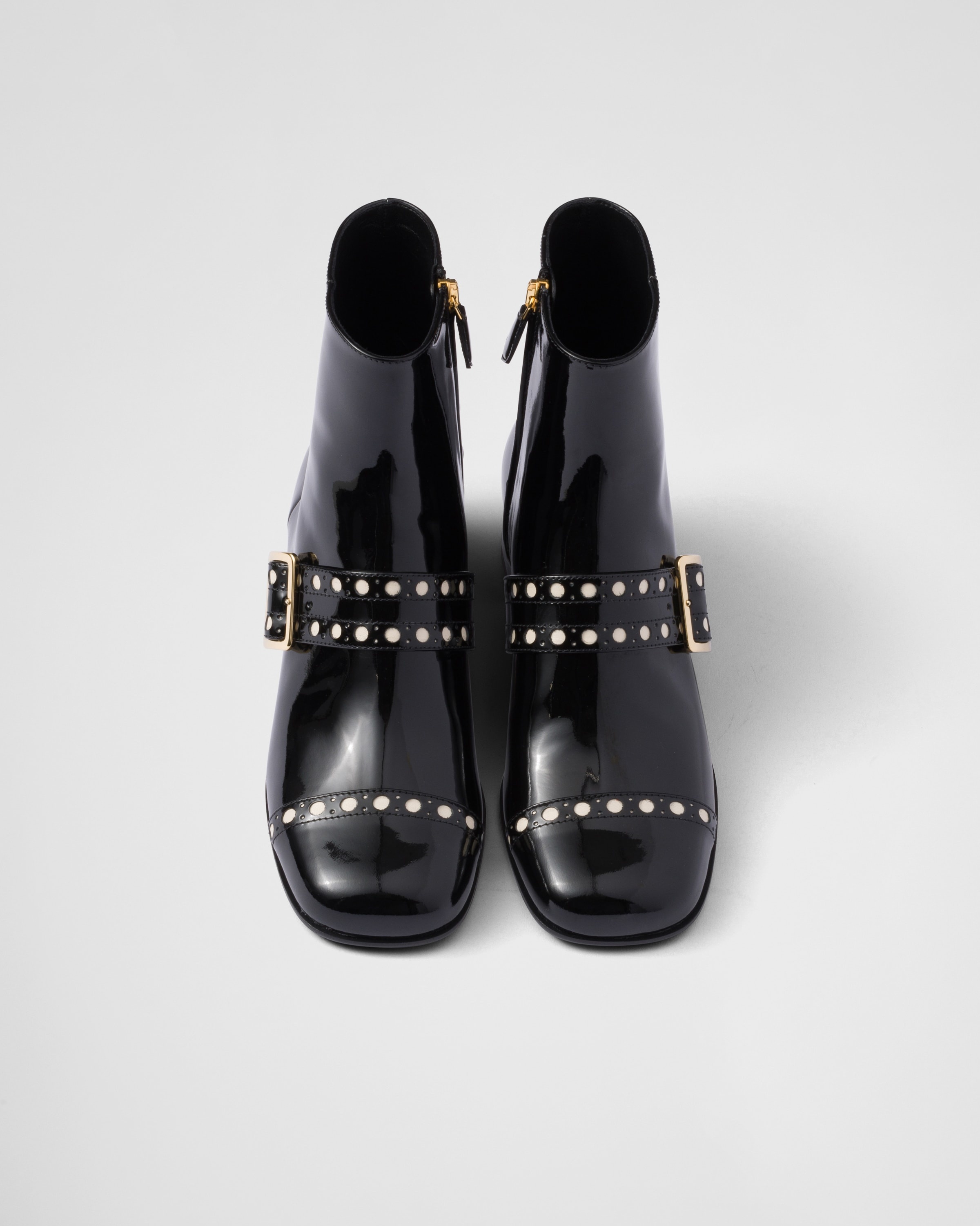 Patent leather ankle boots - 4