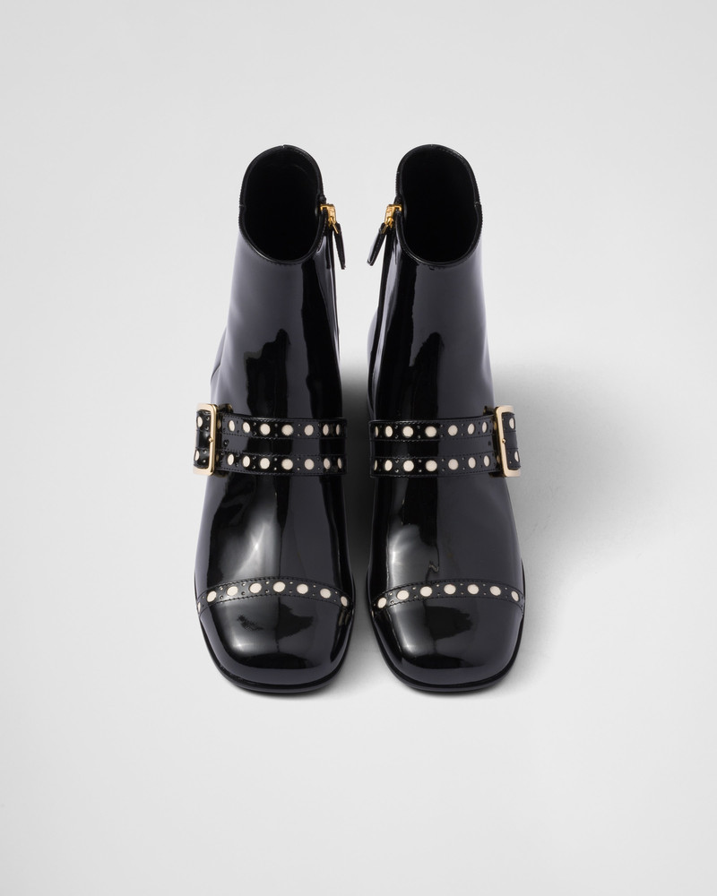 Patent leather ankle boots 4