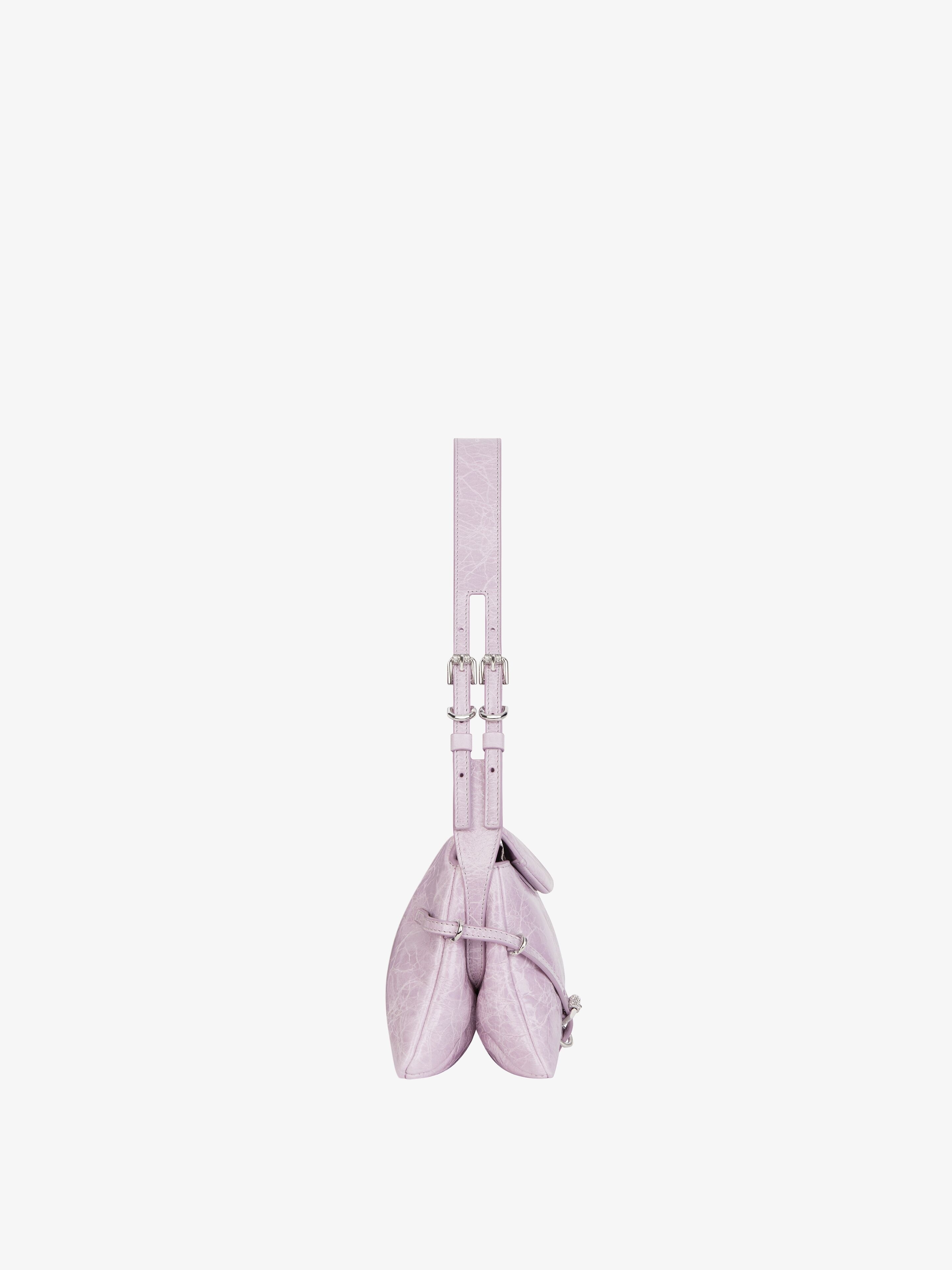 SMALL P'TIT VOYOU BAG IN CRACKLED PATENT LEATHER - 3