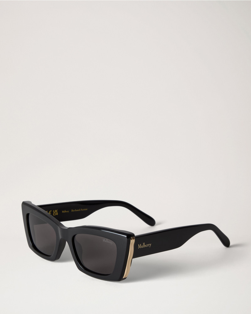 Katie Sunglasses Black Bio Acetate 3