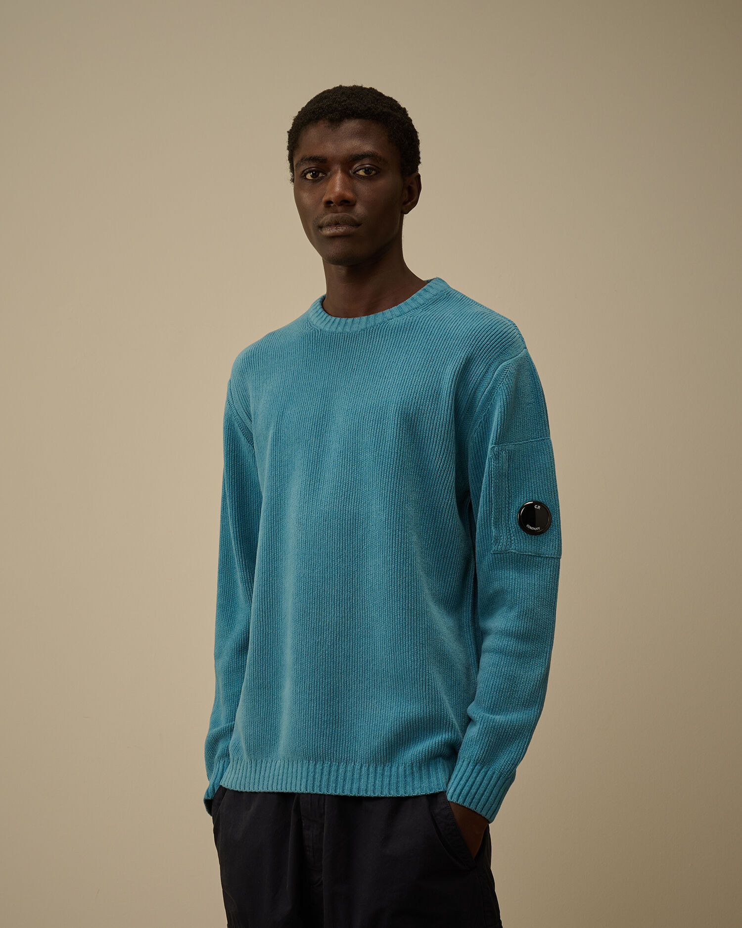 Cotton Chenille Crewneck Sweater - 3