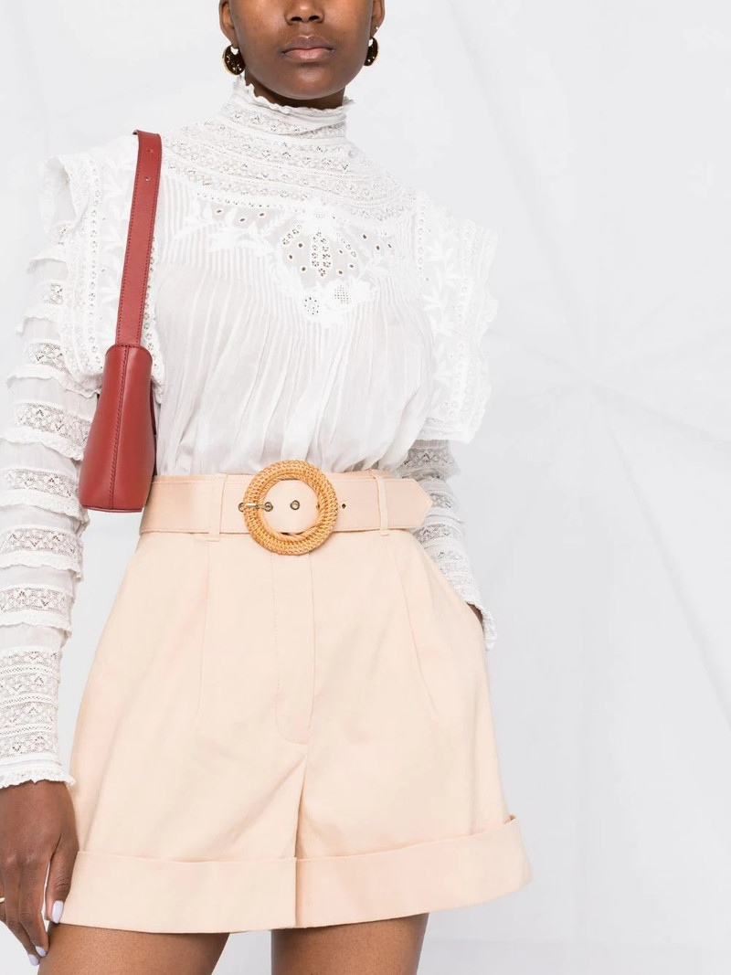 Dancer belted tailored shorts 5