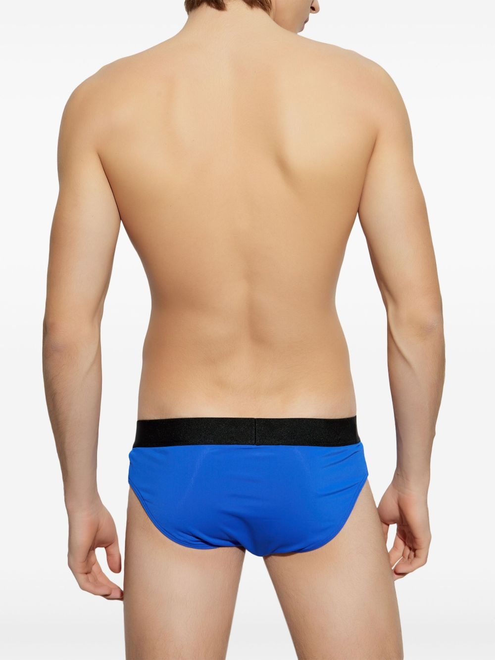 logo-waistband swimming trunks - 4