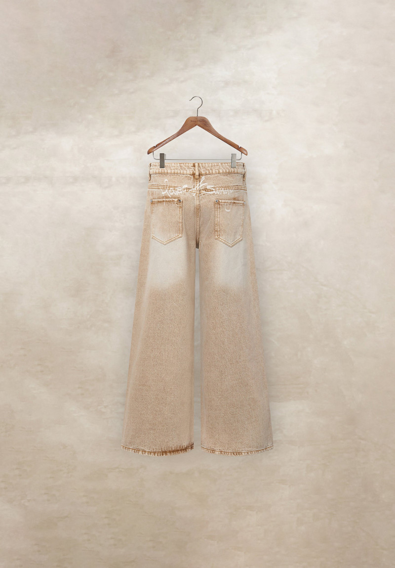 CLASSIC SAND WIDE LEG DENIM 5