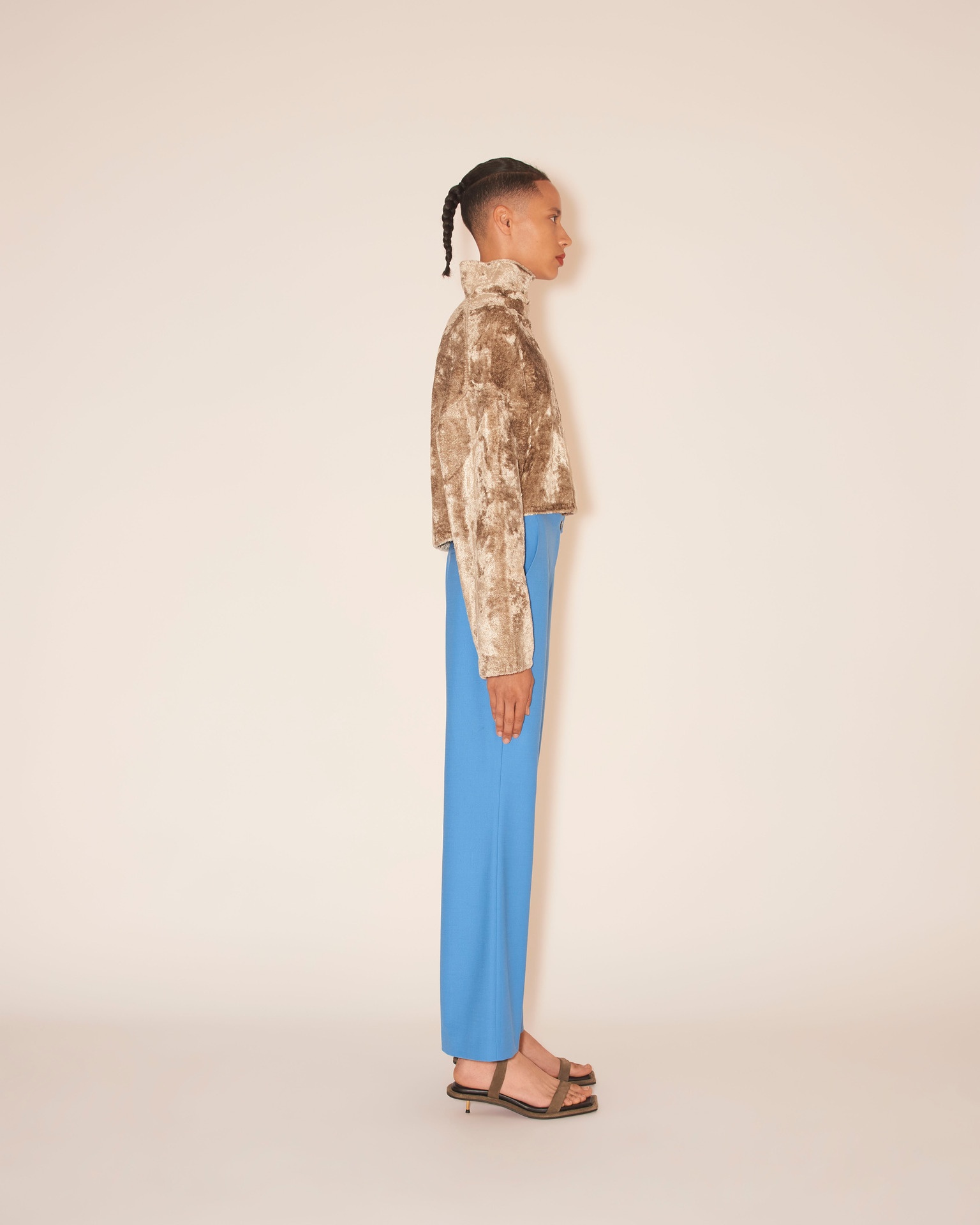 KYMA - Tailored trousers - Electric blue - 4