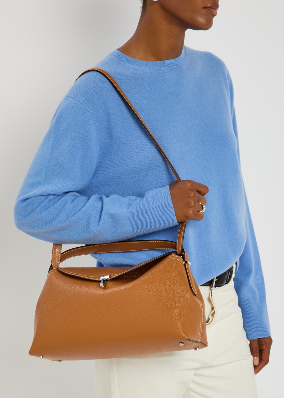 Toteme T-lock Grained Leather top Handle bag - 7