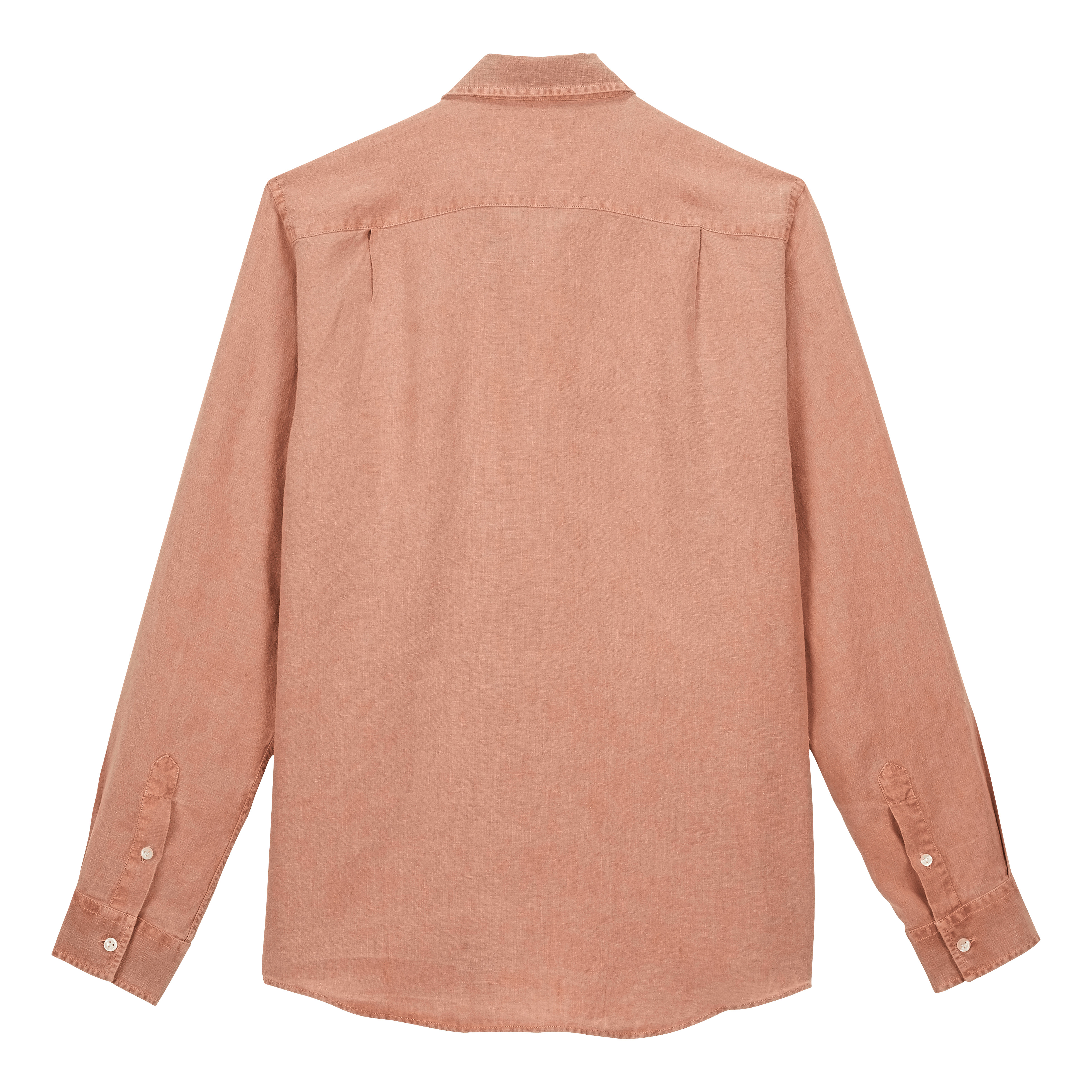Men Linen Shirt Solid - 2
