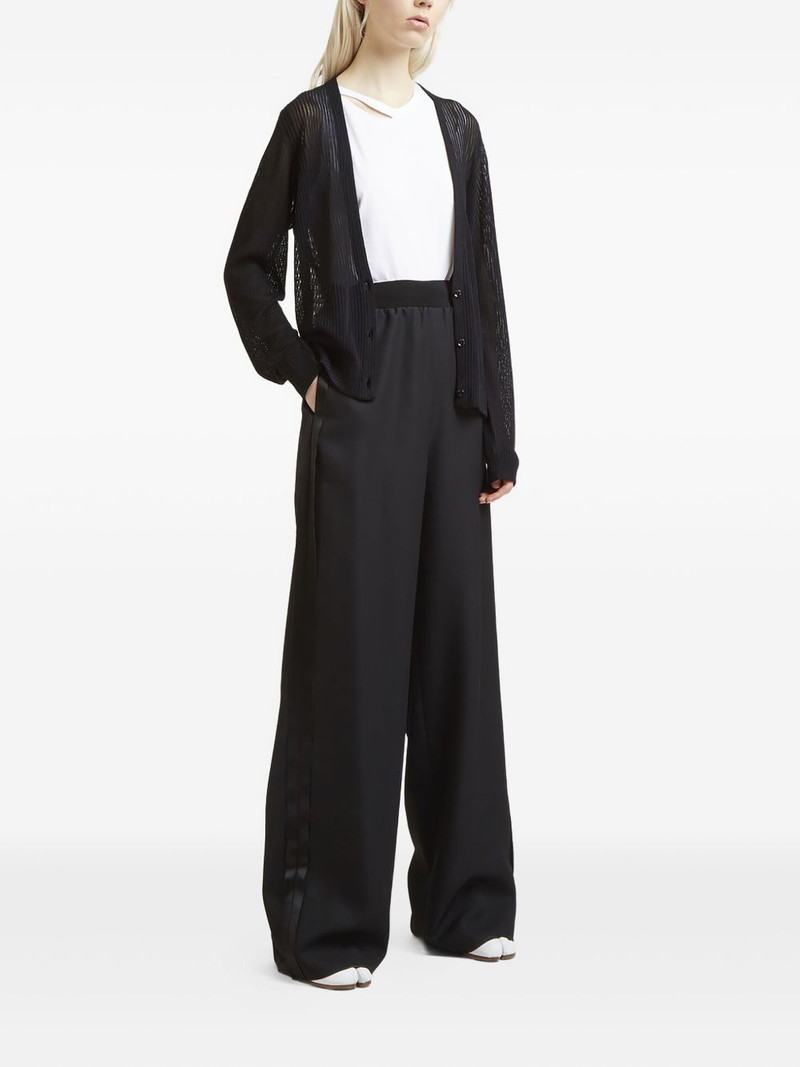 Maison Margiela high-waist wide-leg trousers outlook