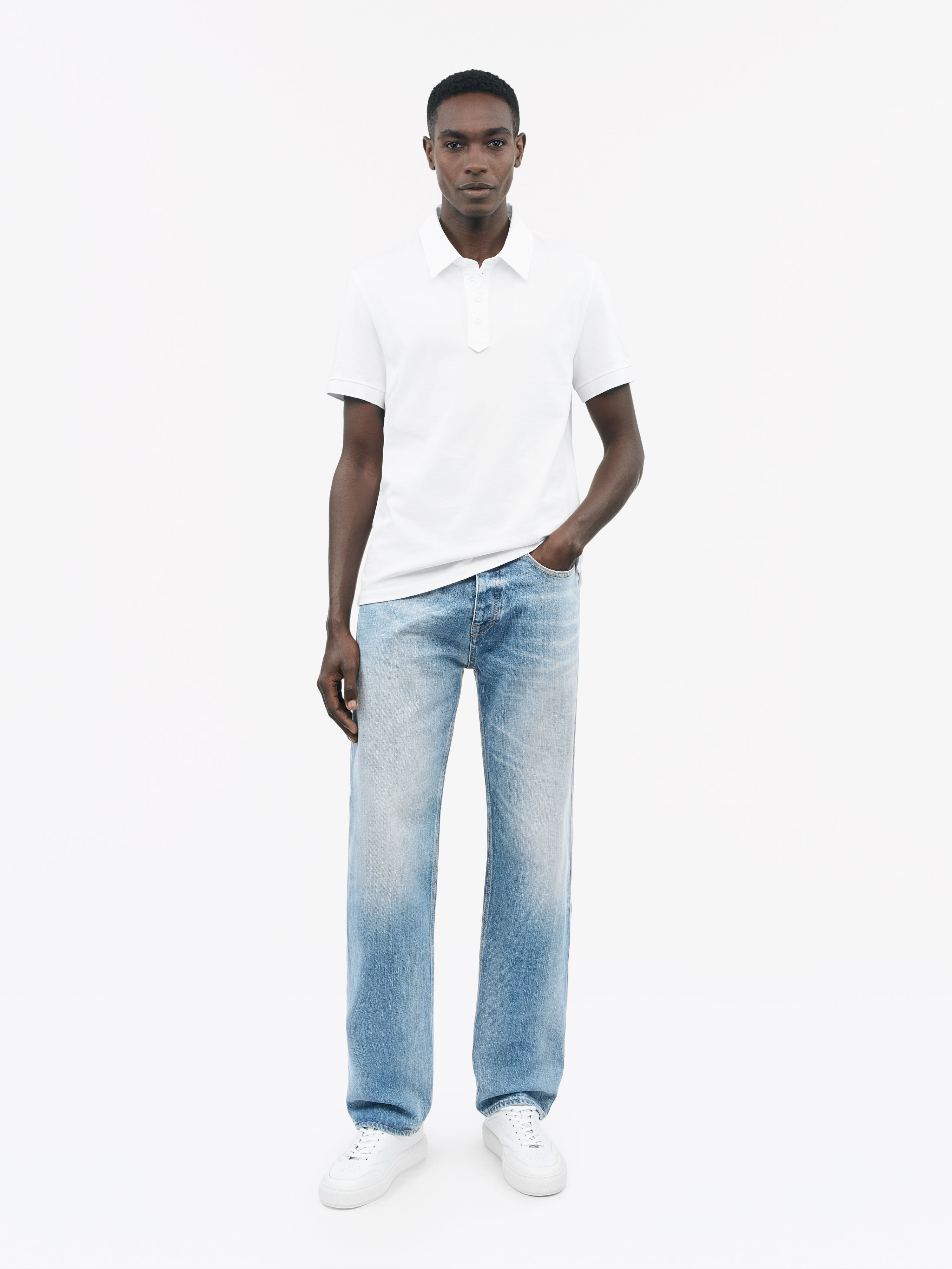 Ronen Cotton Jersey Polo Shirt - 2
