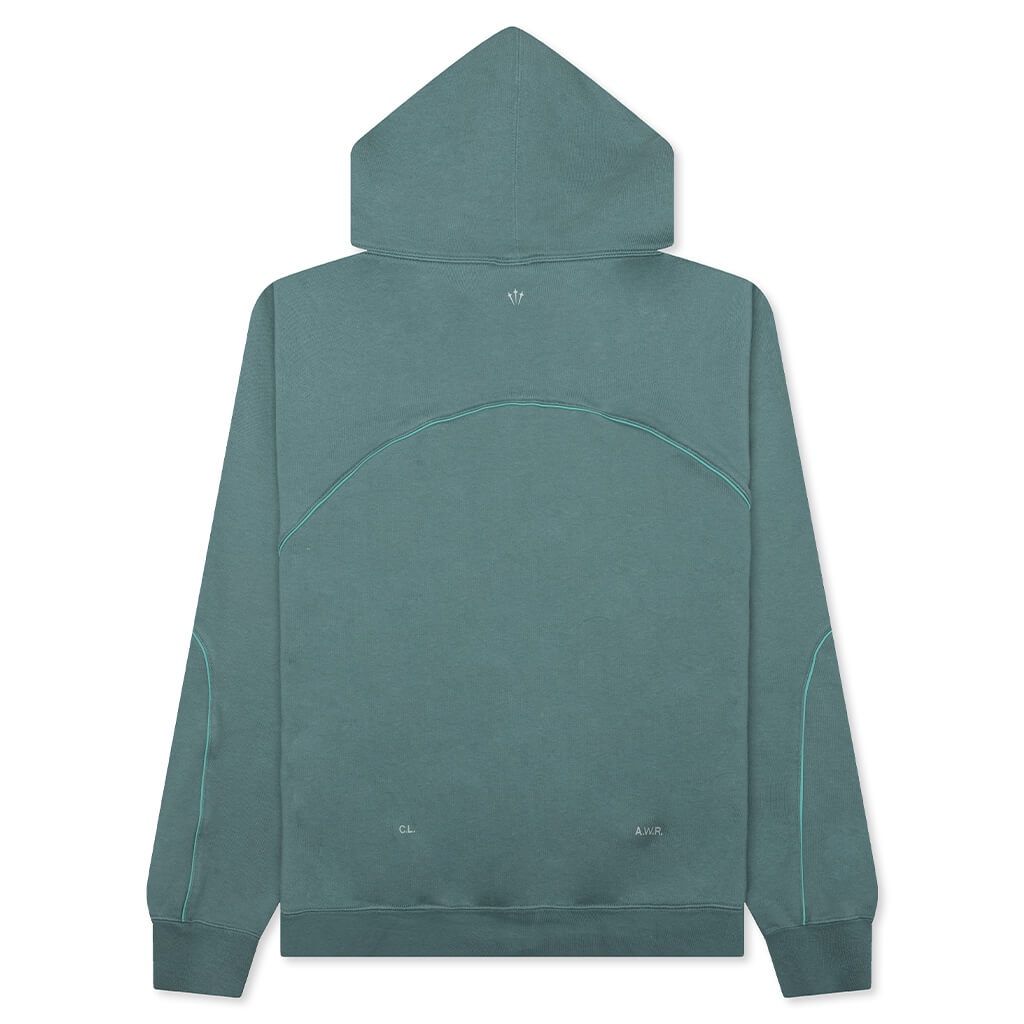 NIKE X NOCTA NRG FLEECE HOODIE - MINERAL SLATE/FADED SPRUCE/MICA GREEN - 2