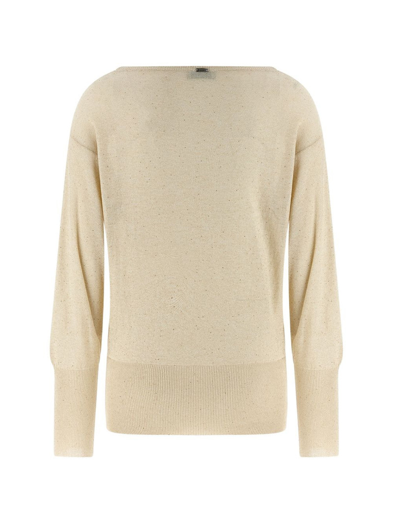 Herno sequin appliqué sweater outlook