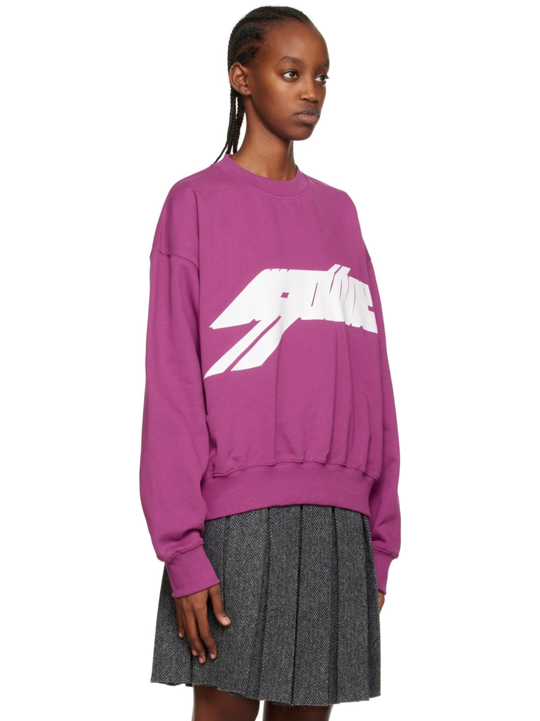 Purple Cross Symbol Sweatshirt - 2