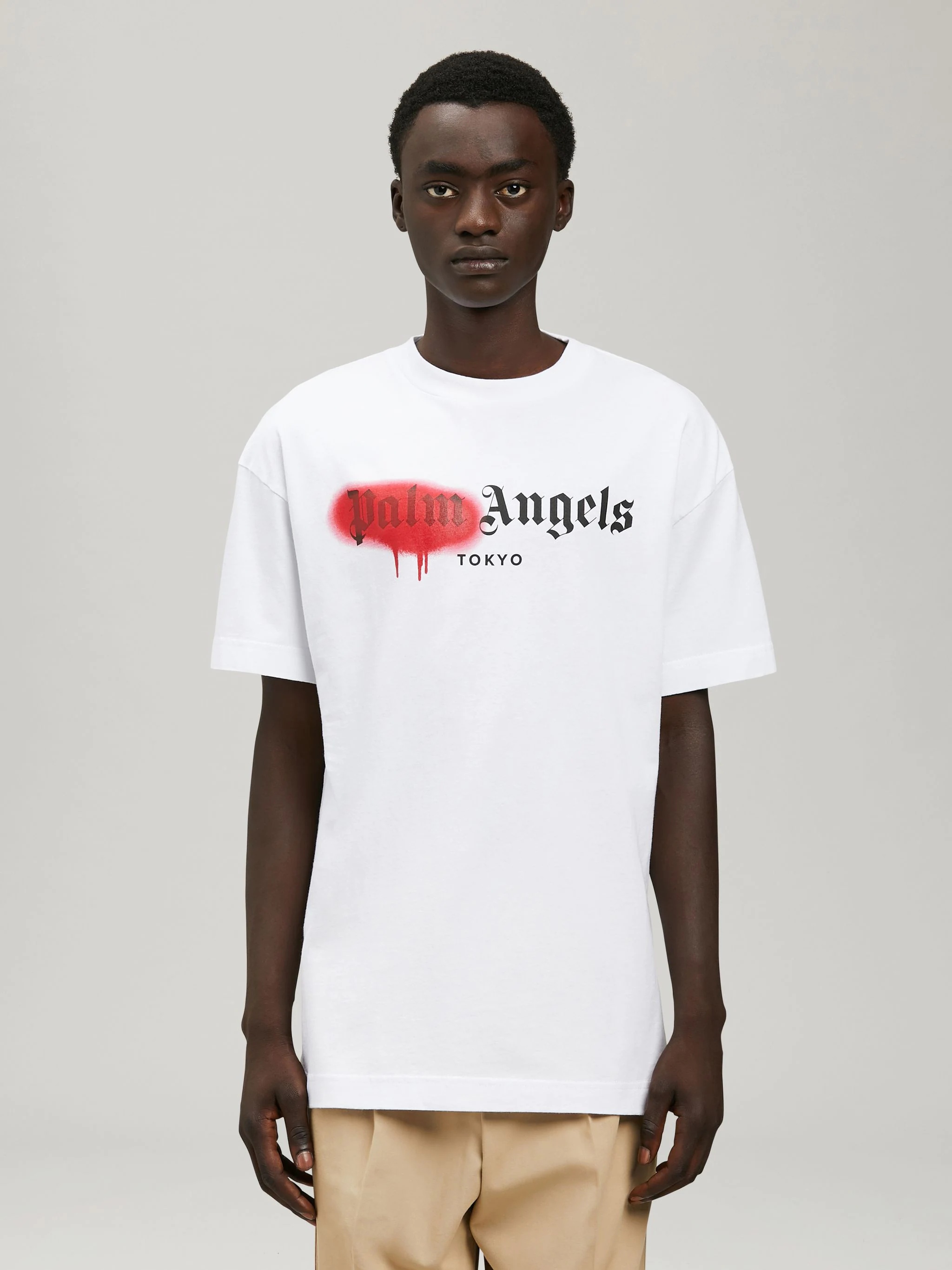 Palm Angels TOKYO SPRAYED T-SHIRT - PMAA001C99JER0070125 | REVERSIBLE