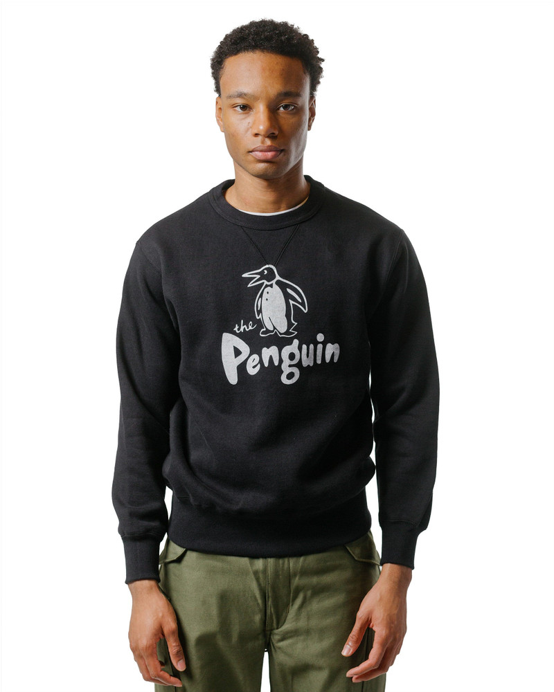 The Real McCoys The Real McCoy’s MC24125 Loopwheel Sweatshirt / Penguin Black outlook