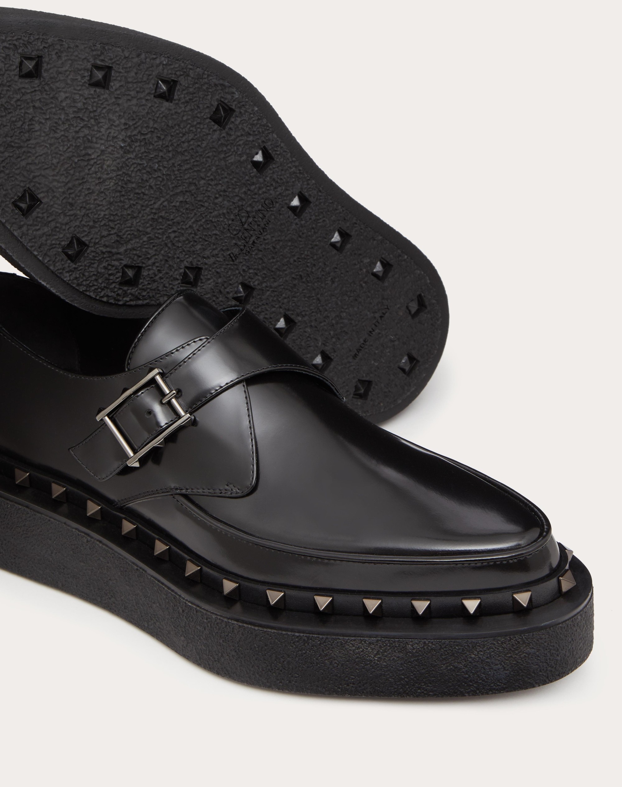 M-WAY ROCKSTUD CALFSKIN DERBY WITH TONE-ON-TONE STUDS - 5