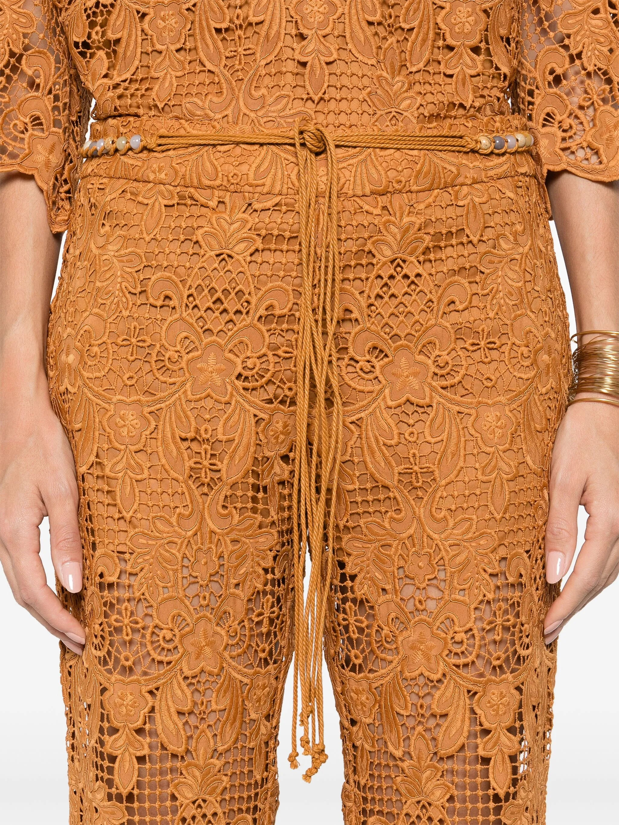 Coco Lace flared trousers - 5