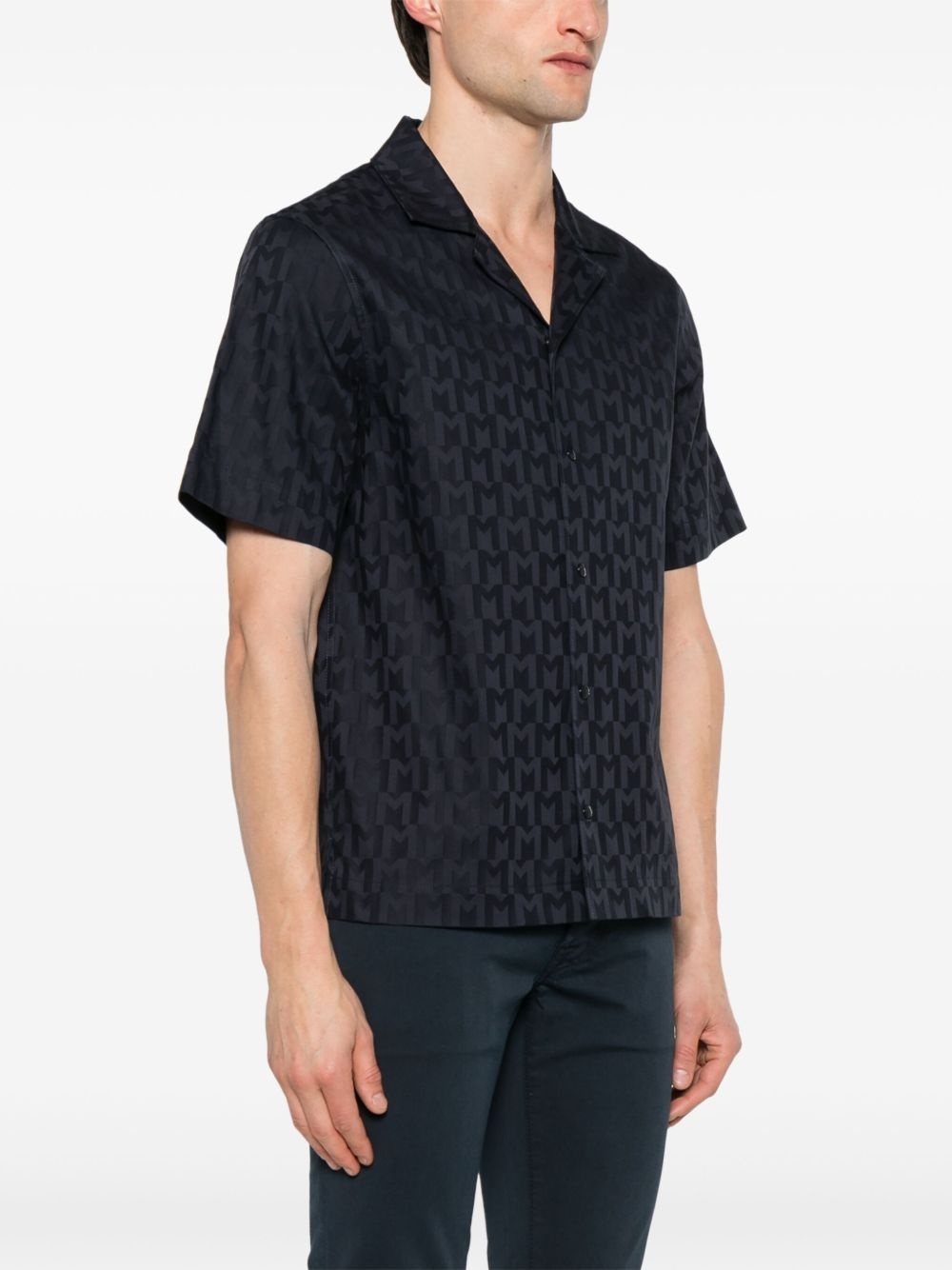 monogram-jacquard shirt - 3
