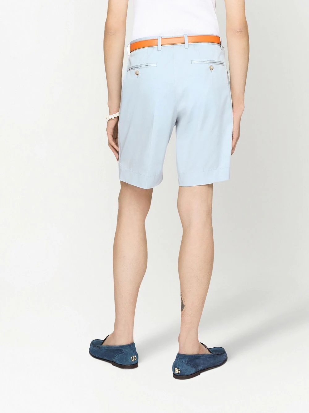 logo-plaque Bermuda shorts - 4