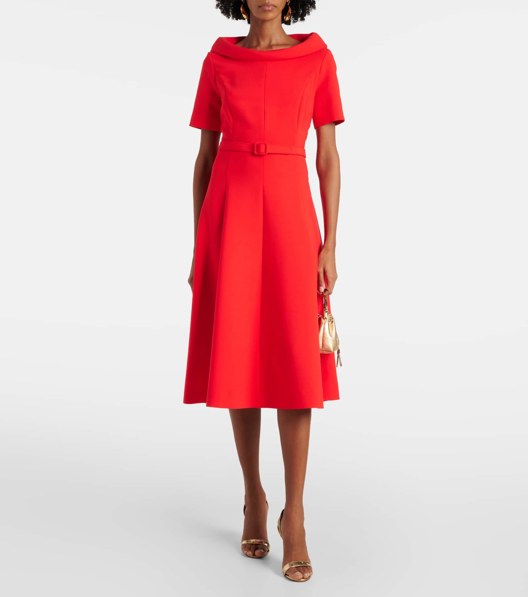 Wool-blend midi dress - 2