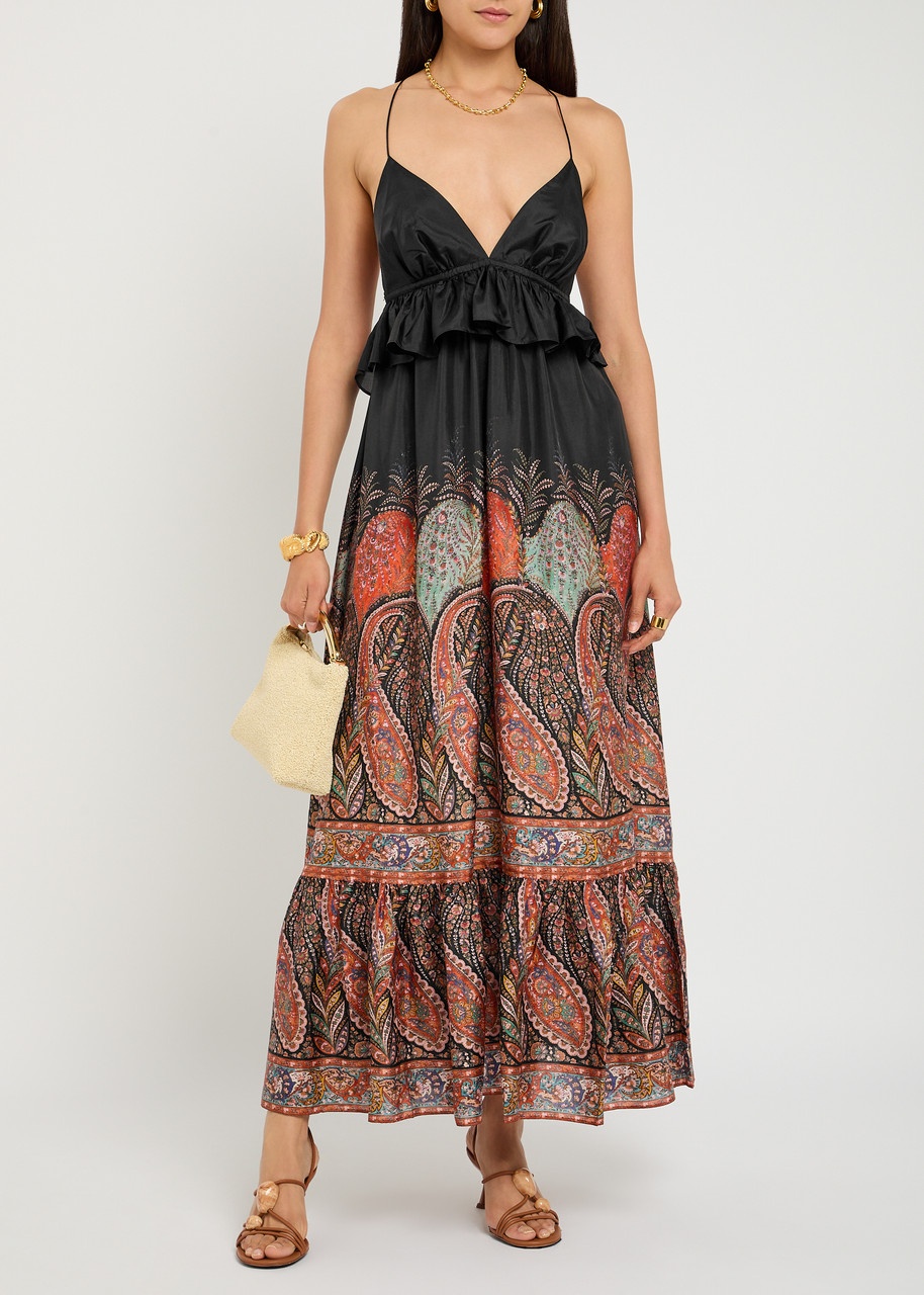 Zimmermann Rhiannon Printed Silk Maxi Dress - 4