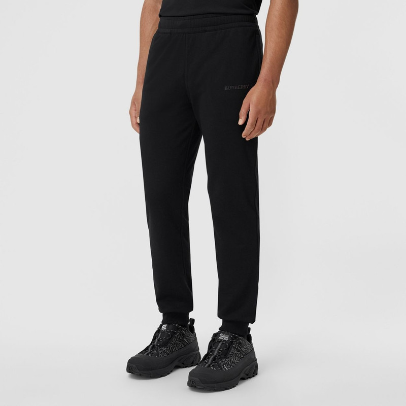 Logo Print Stretch Cotton Jogging Pants 5