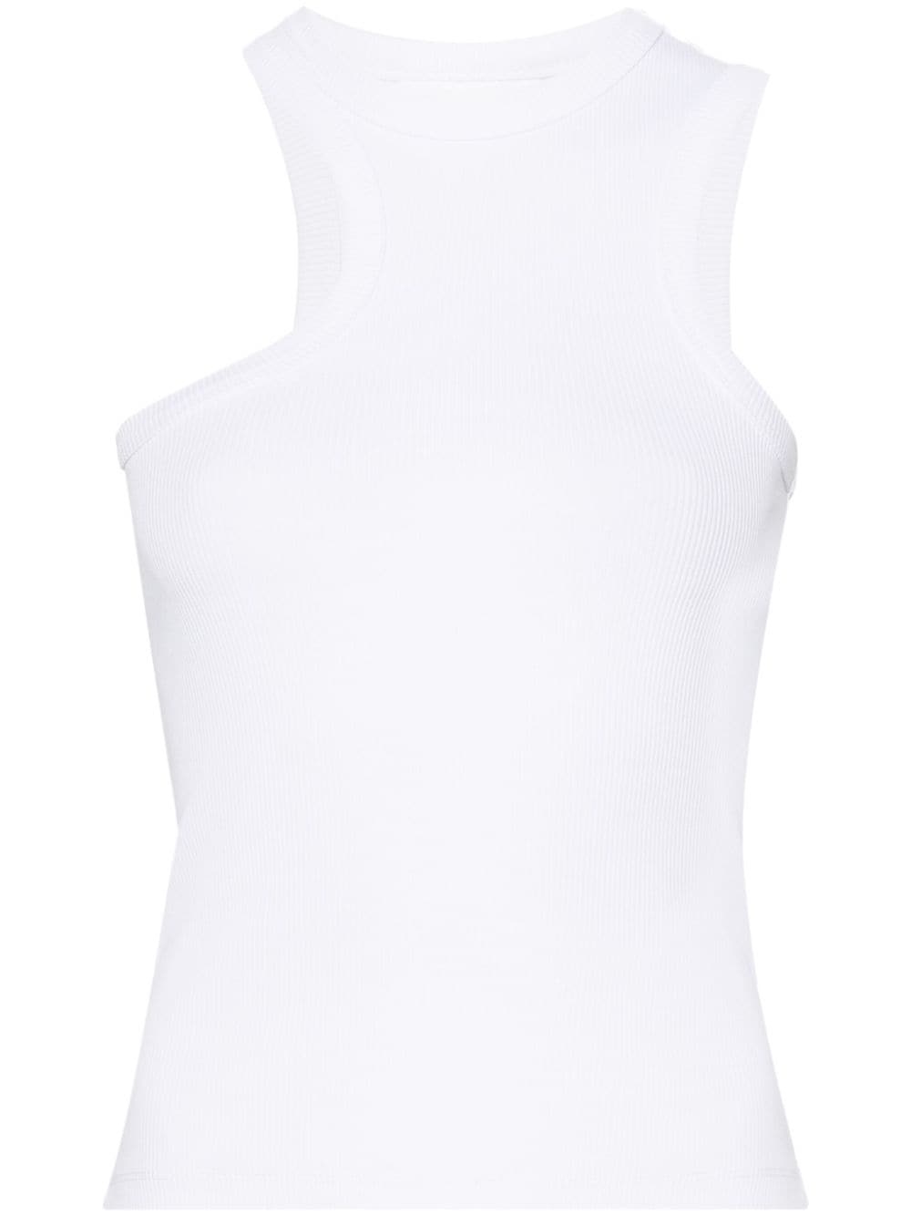 embroidered-monogram top - 1