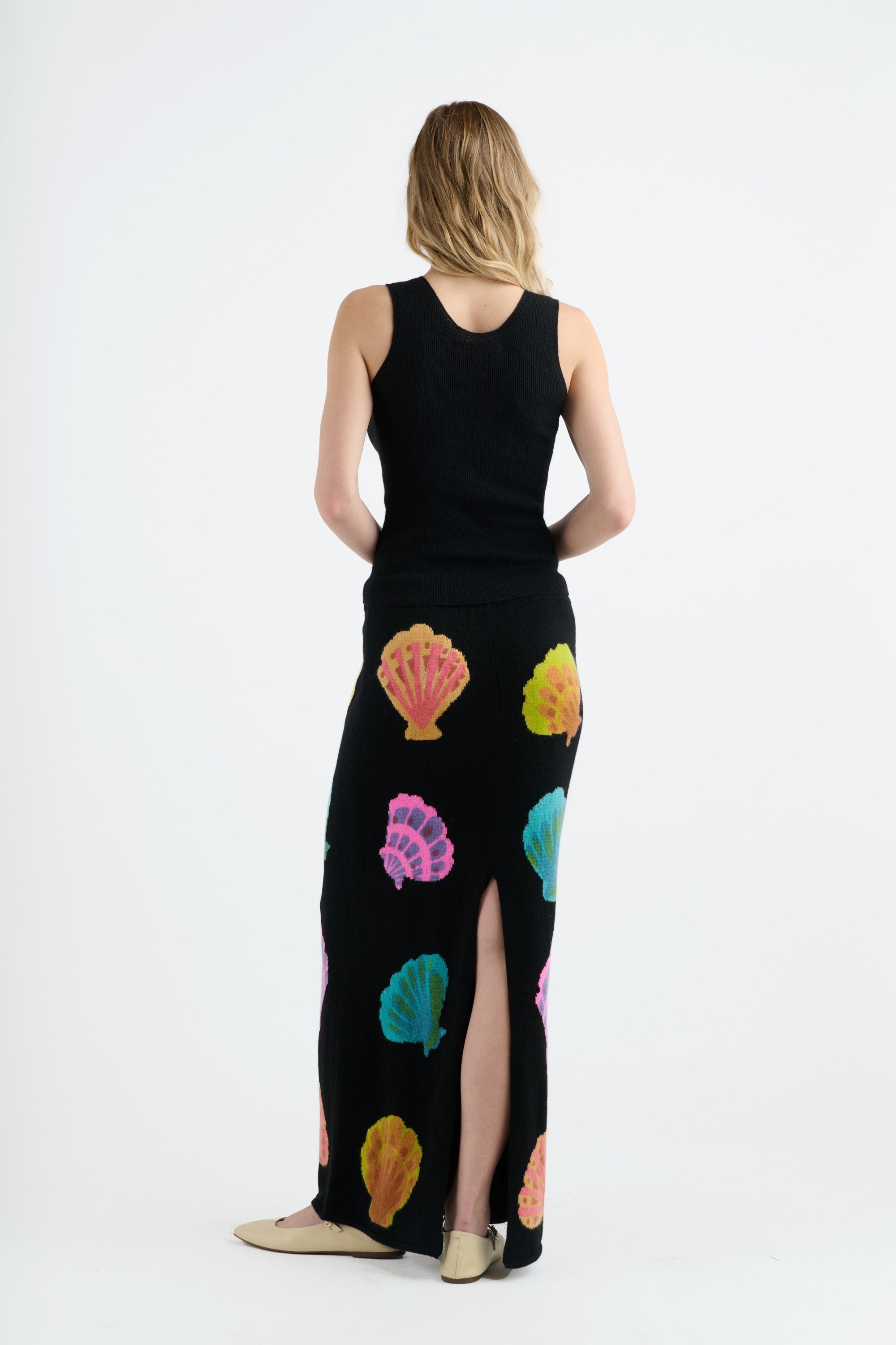 SHELL MAXI SKIRT - 4