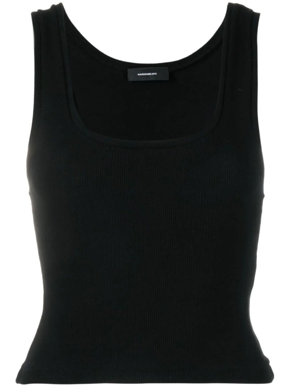 Black Sleeveless Vest Top - 1