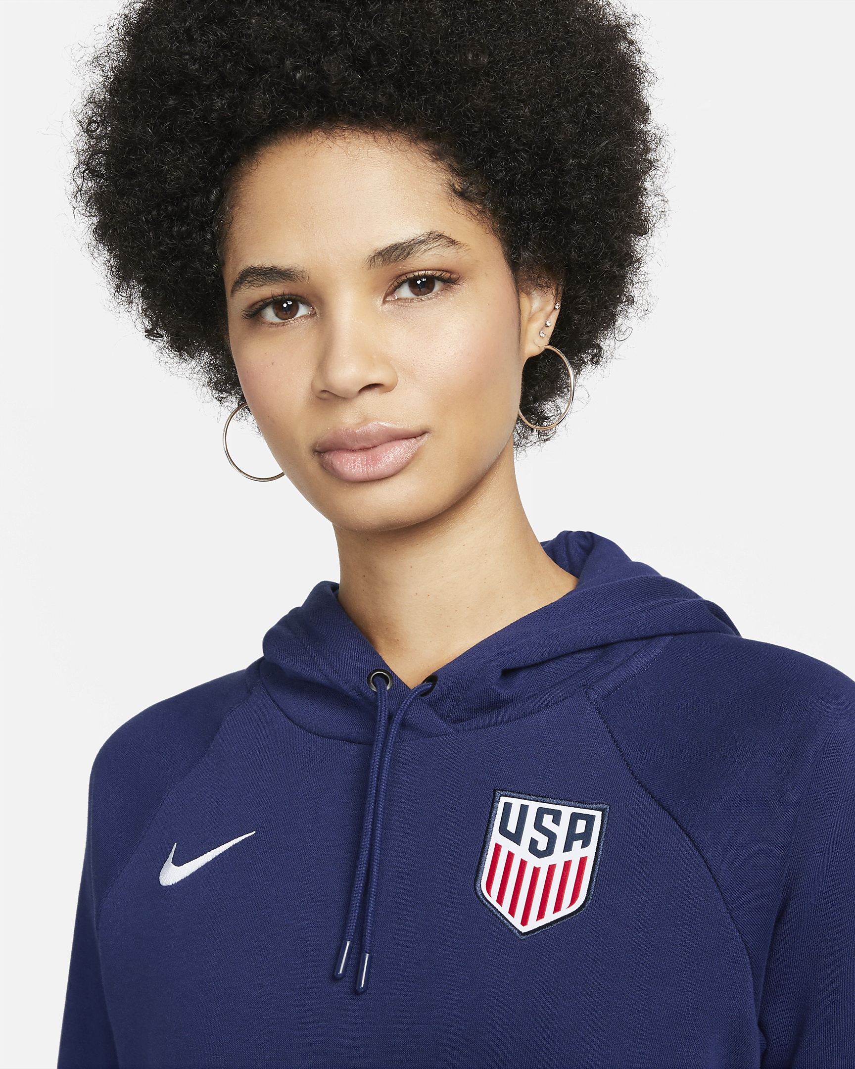 Nike Women's U.S. Pullover Fleece Soccer Hoodie - 3