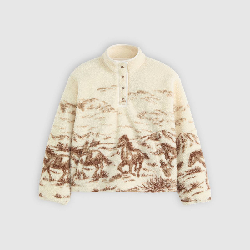 KASEY SHERPA PULLOVER 1