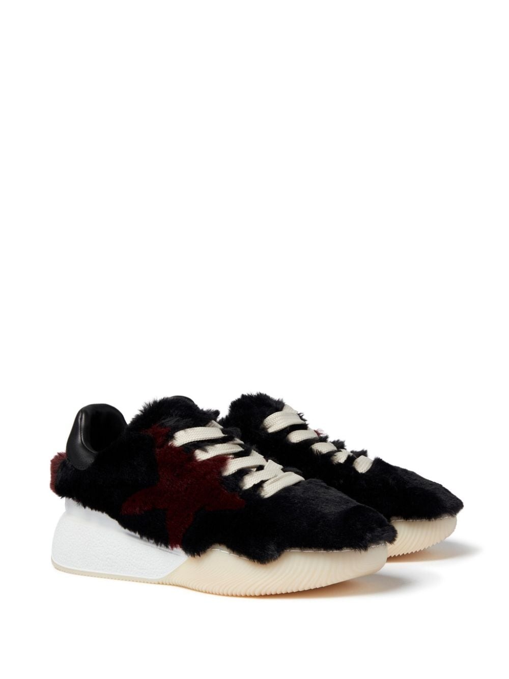 Loop faux-fur sneakers - 2
