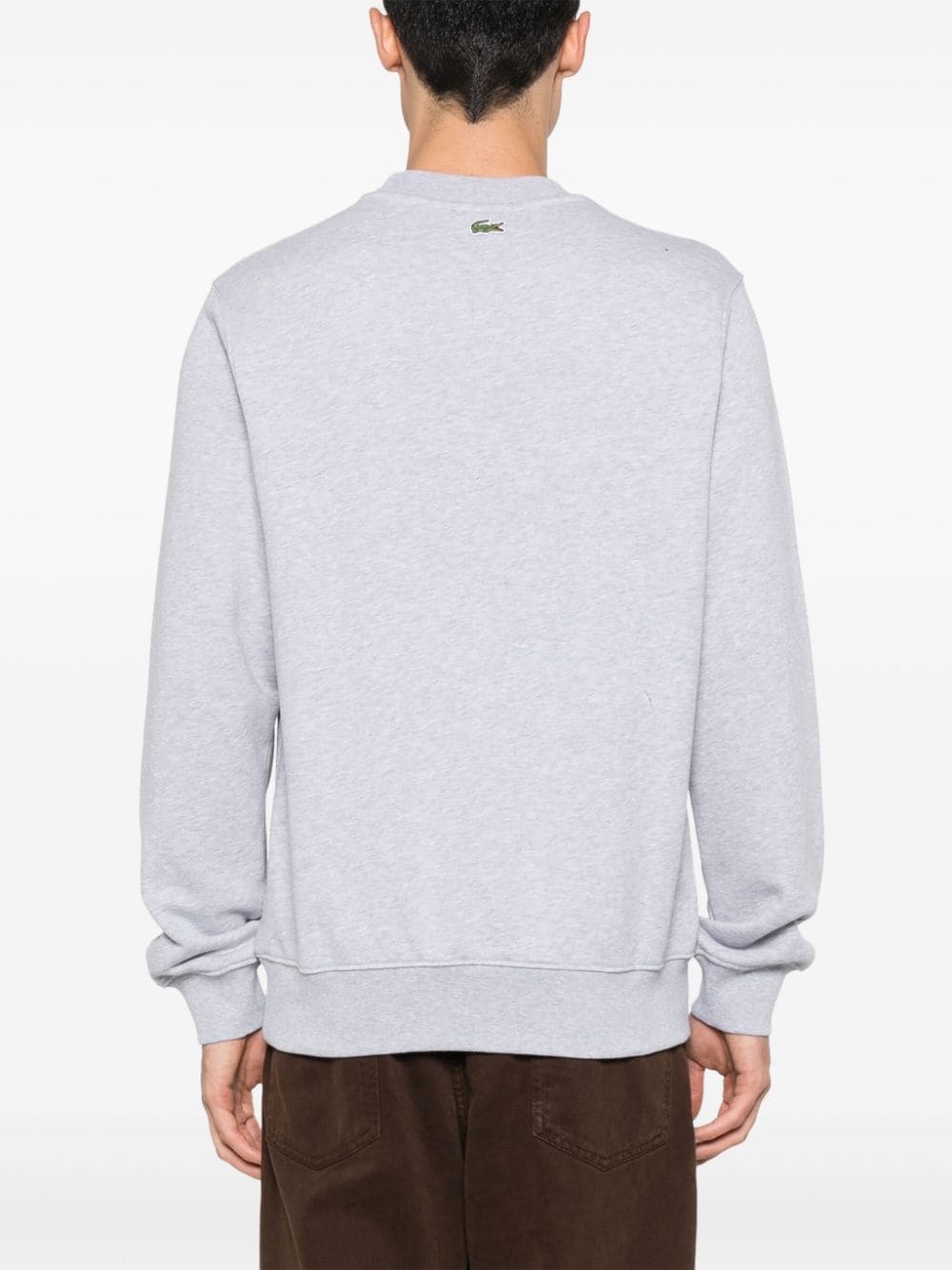 logo-print cotton sweatshirt - 4