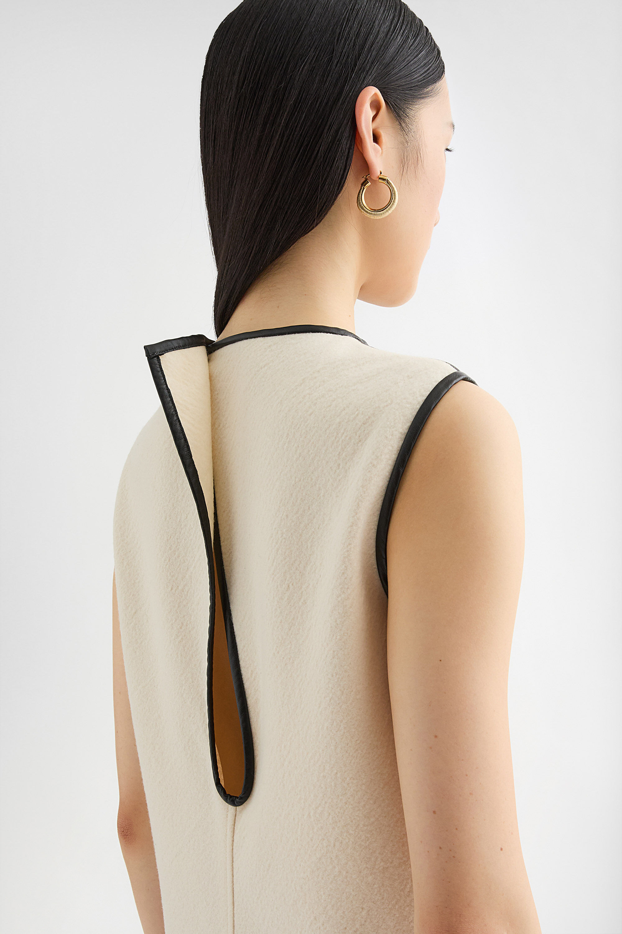 Wool Jersey Crew-Neck Dress - 2